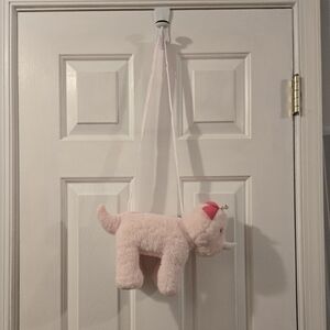 Cute Pink Dinosaur Plush Purse